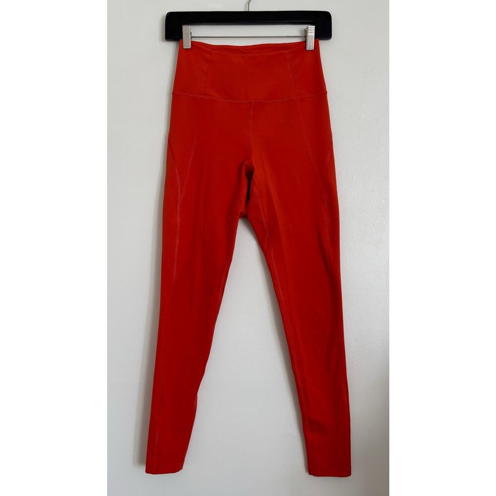 girlfriend collective Red High-Rise Leggings